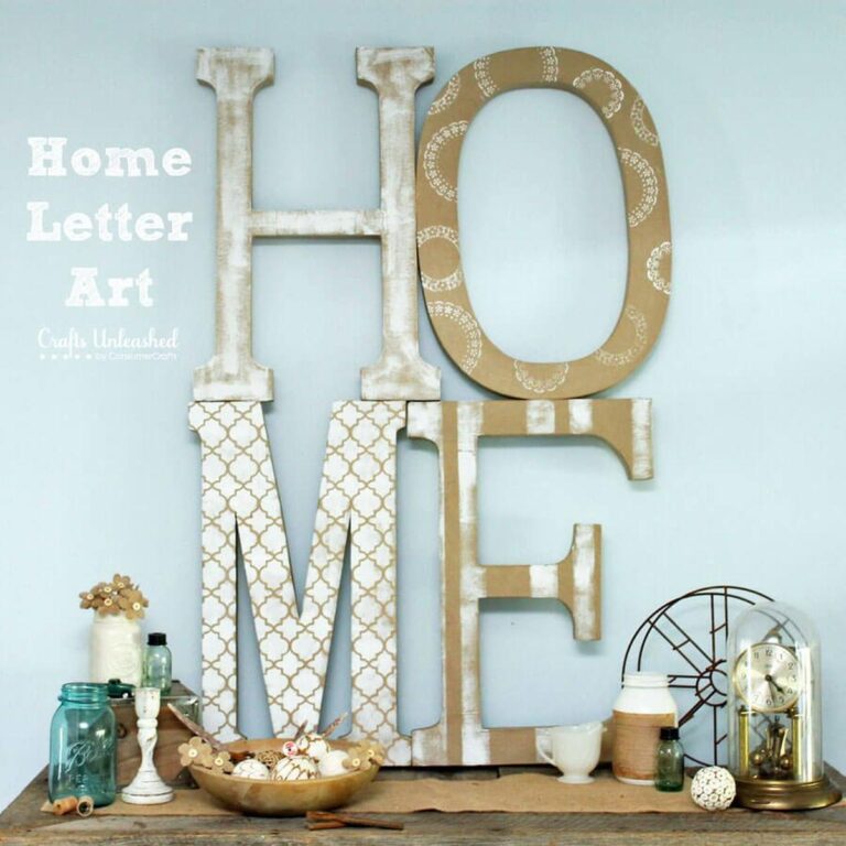 28 DIY Letter Projects for Fun and Affordable Crafting
