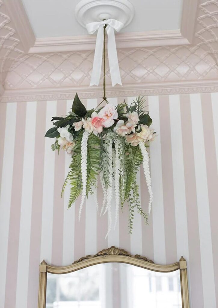 18 Unique DIY Flower Chandeliers That Are Simply Beautiful
