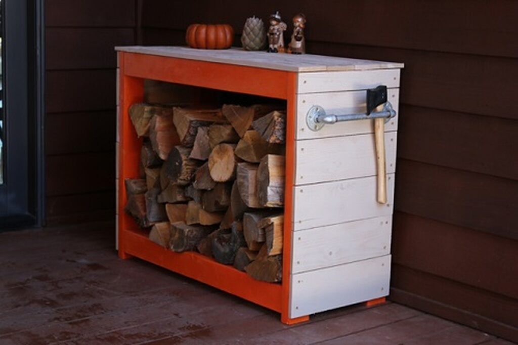 30 Amazing Homemade DIY Firewood Racks Ideas for Any Space