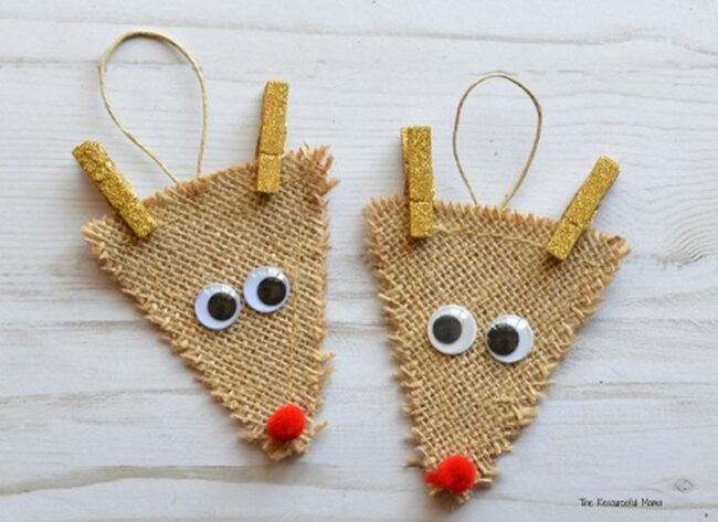 Burlap Reindeers