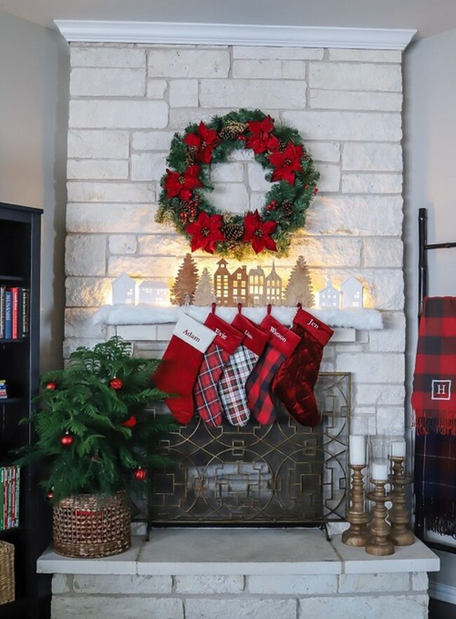 Festive Stocking Display Solution
