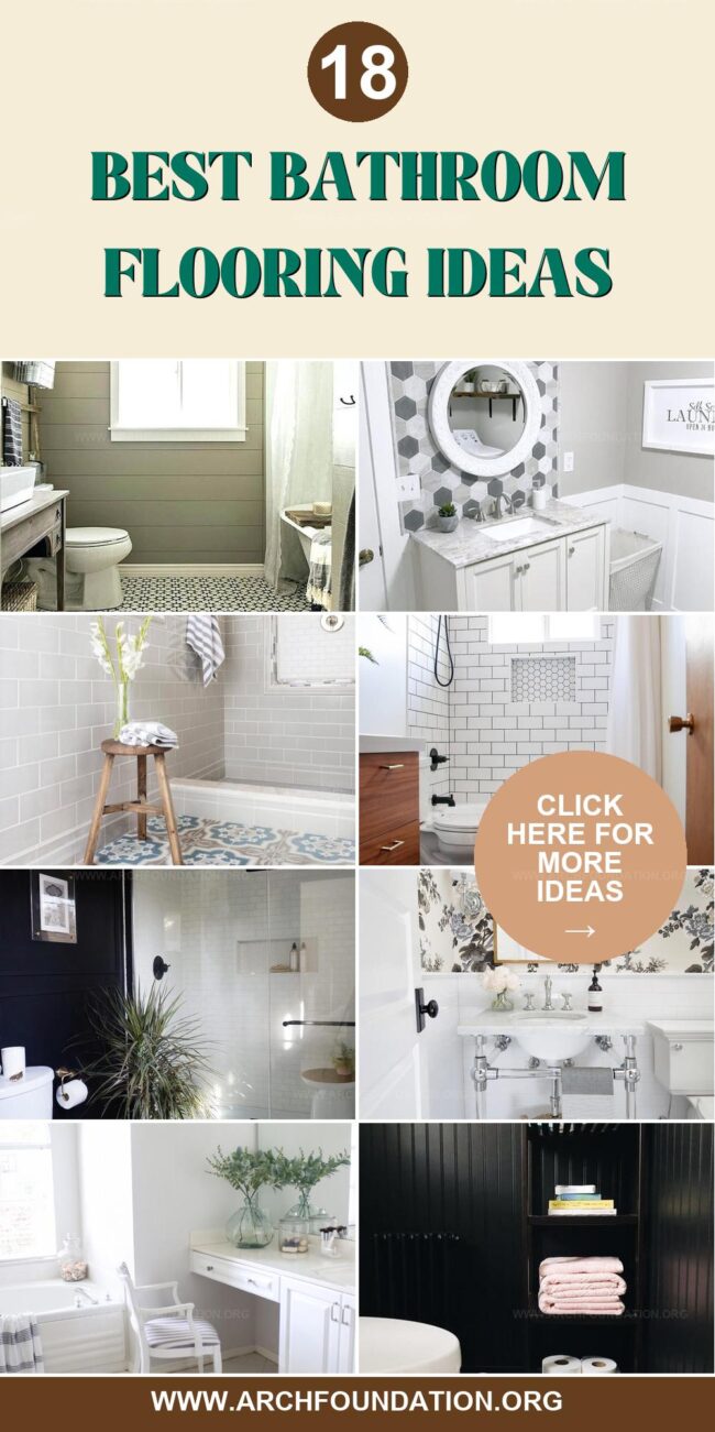 18 Unique Bathroom Flooring Ideas to Elevate Your Style