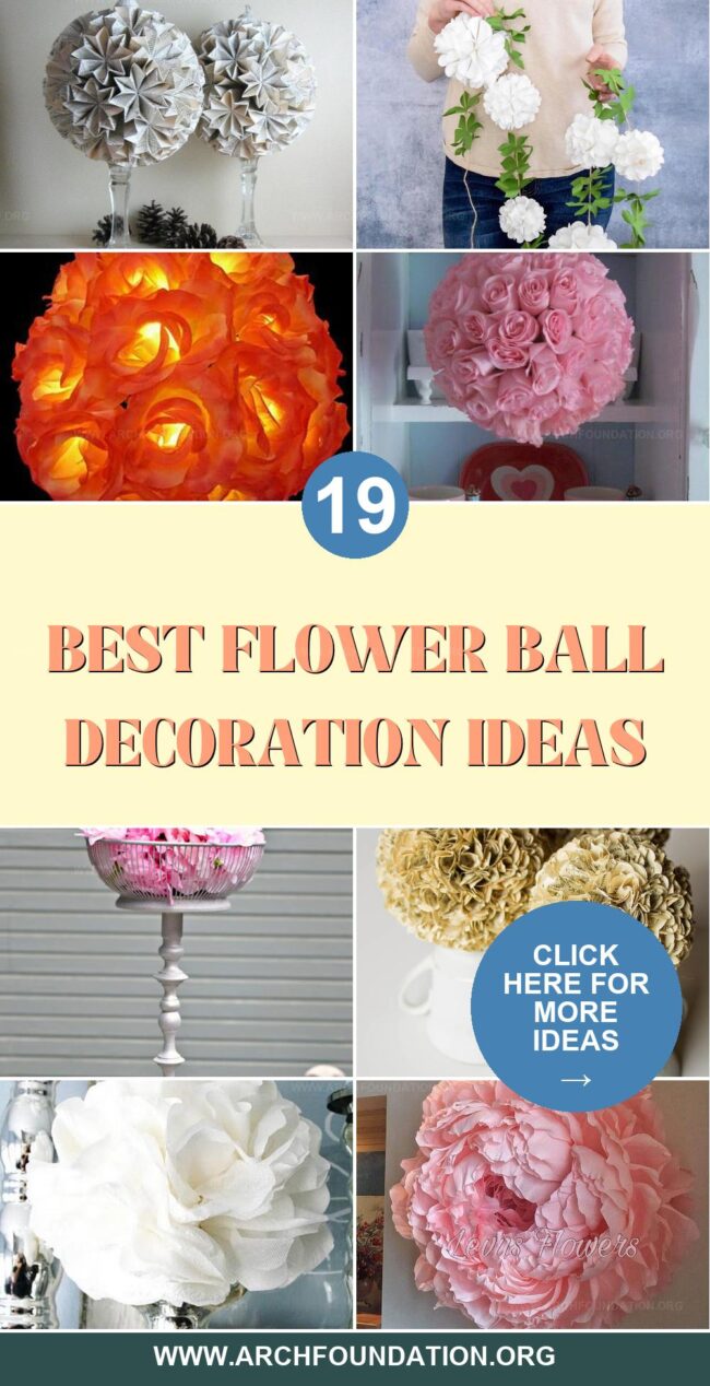 19 Fun Flower Ball Decoration Ideas for a Colorful Home
