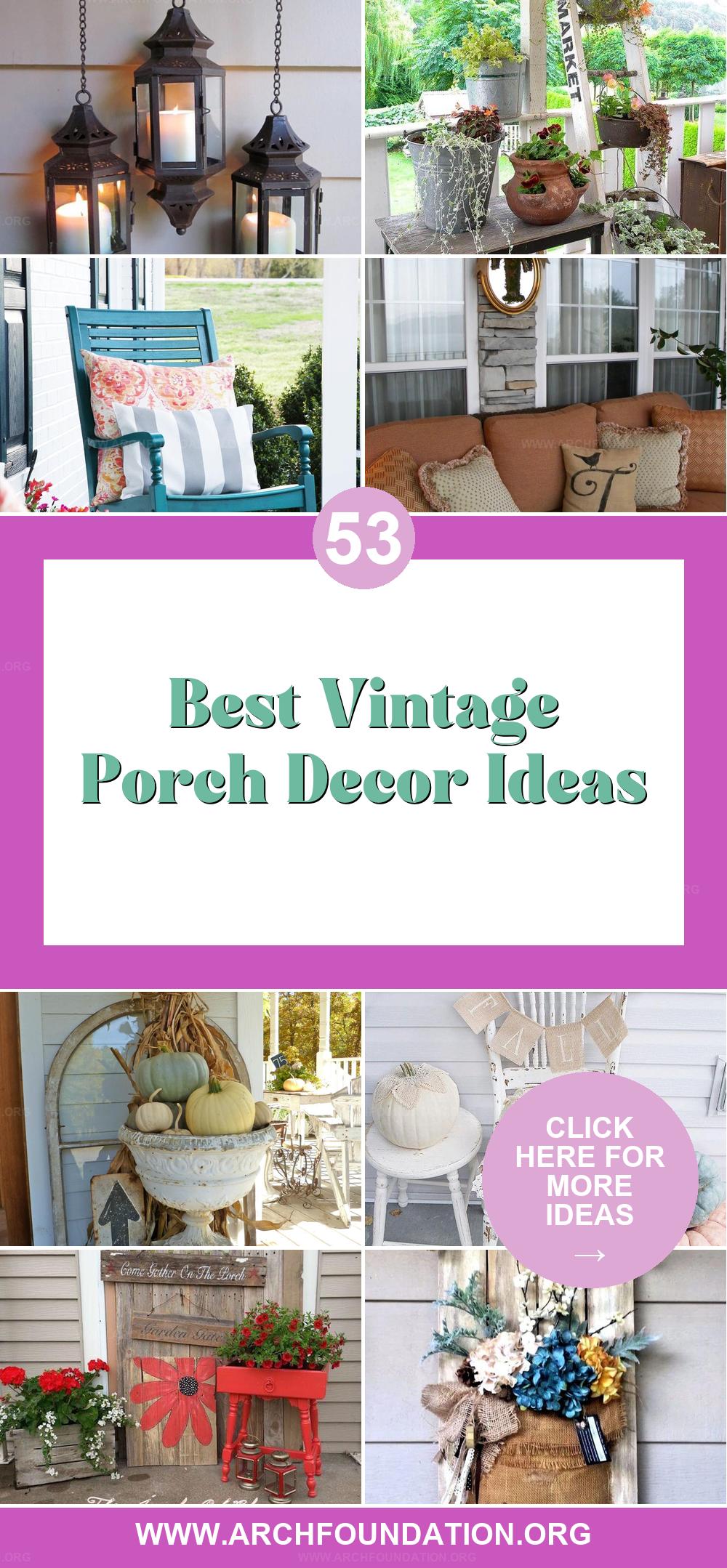 Best Vintage Porch Decor Ideas