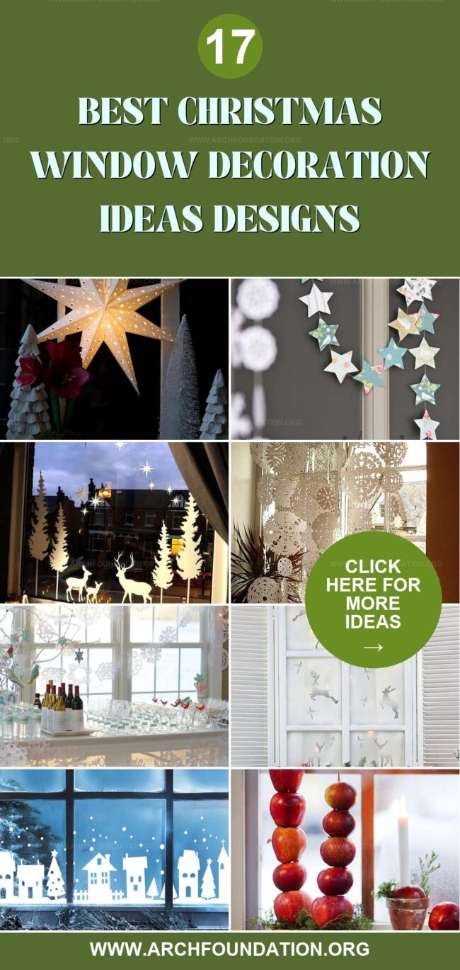 17 Creative Christmas Window Decor for a Festive Look