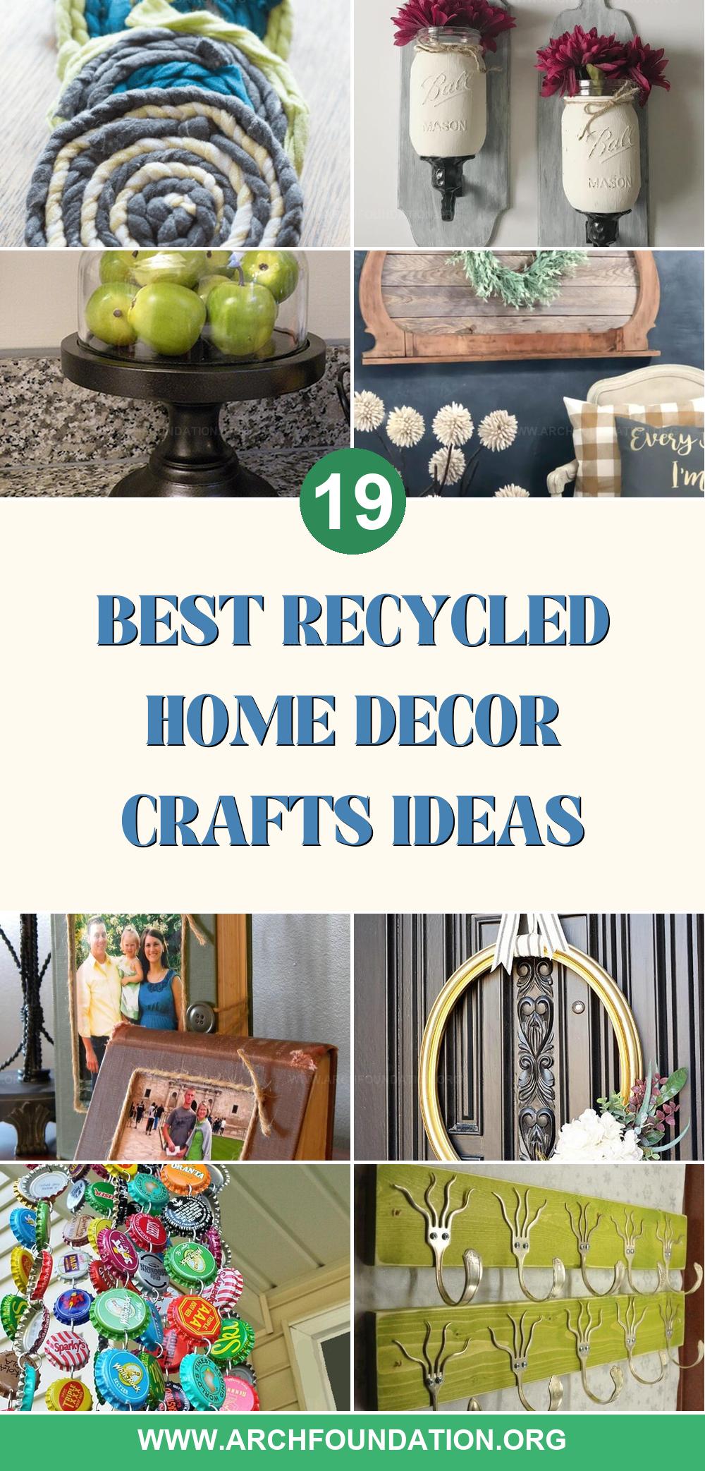 19 Best Budget-Friendly Recycled Decor Ideas