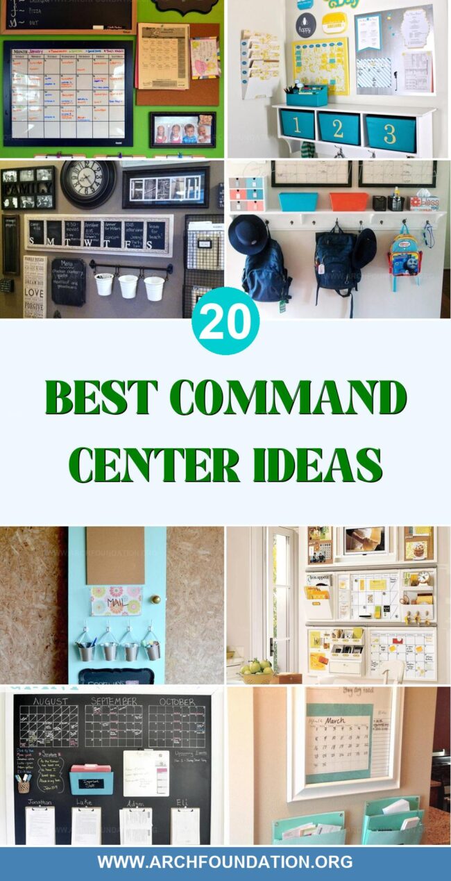 20 Command Center Designs to Streamline Your Home Space